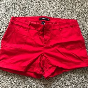 Red size 20 Torrid Shorts